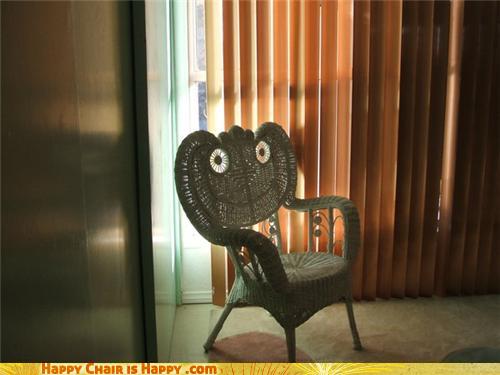 Objects With Faces - Wicker Chair Is Off Her Meds